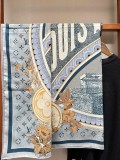 Louis Vuitton New Classic Logo Jacquard Velvet Square Towel Size: 140 * 140 CM