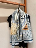 Louis Vuitton New Classic Logo Jacquard Velvet Square Towel Size: 140 * 140 CM
