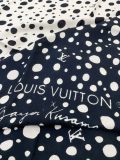 Louis Vuitton New Fashion Color Wave Dot Jacquard Silk Wool Shawl Size: 140 * 140 CM