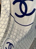 Chanel Fashion Double C Logo Mesh Cashmere Square Towel Size: 140 * 140 CM