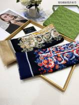 Gucci New Classic GG Colorful Flower Scarf Size: 110 * 200 CM
