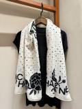Chanel New Classic Camellia Elegant Diamond Grid Velvet Square Towel Size: 140 * 140 CM