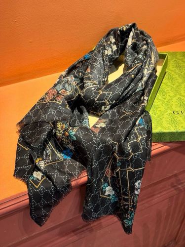 Gucci Fashion Double G Printed Cashmere Long Scarf Size: 100 * 200 CM
