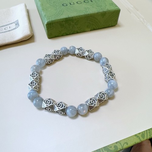 Gucci Personalized Retro Double G Noctilucent Stone Bracelet 18-24 CM