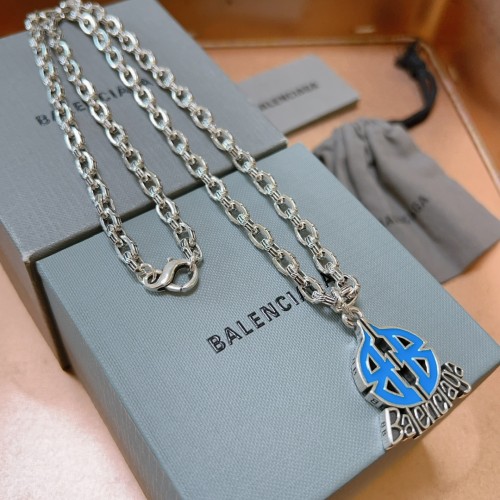 Balenciaga Unisex Classic Logo Vintage Necklace