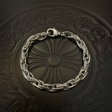 Chrome Hearts Classic Retro Multi Element Buckle Bracelet