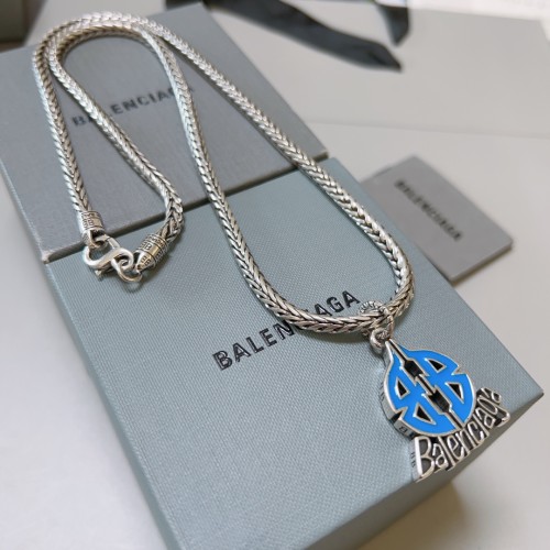 Balenciaga Unisex Classic Logo Vintage Necklace
