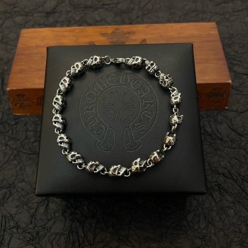 Chrome Hearts Classic Vintage Skull Bracelet