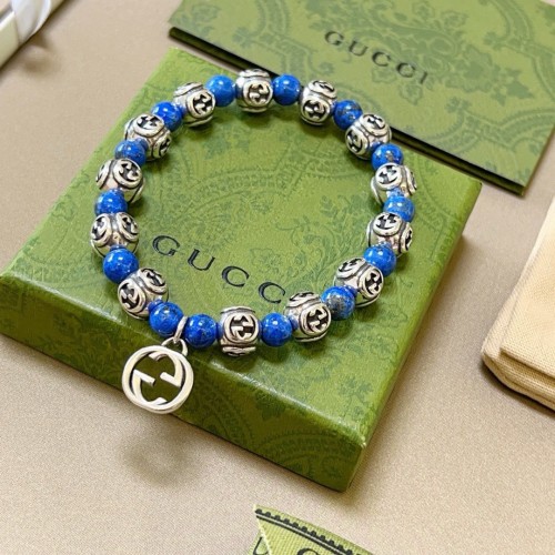 Gucci New Classic Retro Lapis Stone Bracelet