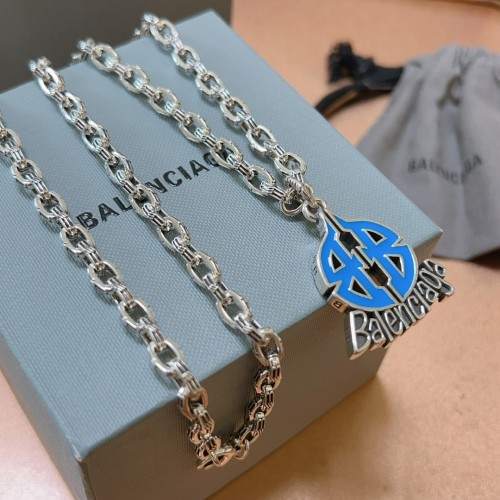 Balenciaga Unisex Classic Logo Vintage Necklace