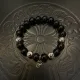 Chrome Hearts Classic Retro Multi Element Black Agate Bracelet