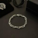 Chrome Hearts Classic Retro Multi Element Buckle Bracelet