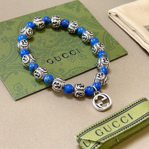 Gucci New Classic Retro Lapis Stone Bracelet