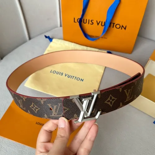 Louis Vuitton Classic Brown Calfskin Double sided Belt 40MM