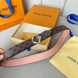Louis Vuitton Classic Women's Casual Double sided Belt 30MM