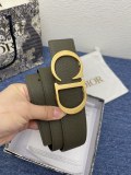 Dior Classic Lychee Pattern Embossed Belt 40MM