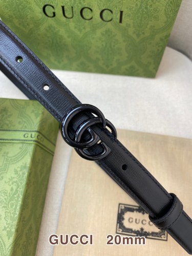 Gucci Classic Leather Belt 20MM