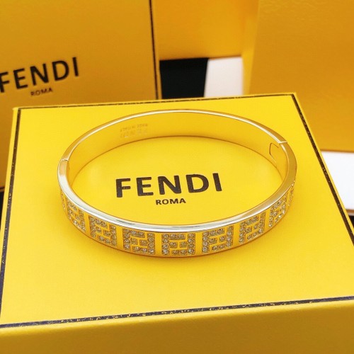 Fendi New Classic FF Diamond Set Bracelet