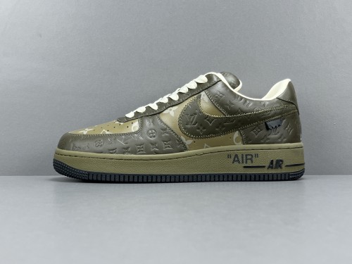 Louis Vuitton x NiKe Air Force 1 Low Low Casual Board Shoes Men Sneakers
