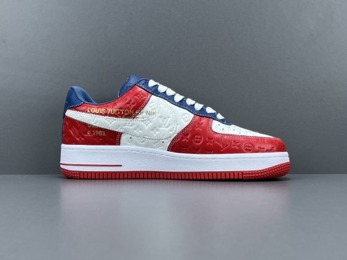Louis Vuitton x NiKe Air Force 1 Low Low Casual Board Shoes Men Sneakers