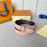 Louis Vuitton Classic Women's Casual Double sided Belt 30MM