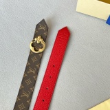 Louis Vuitton Classic Women's Casual Double sided Belt 30MM