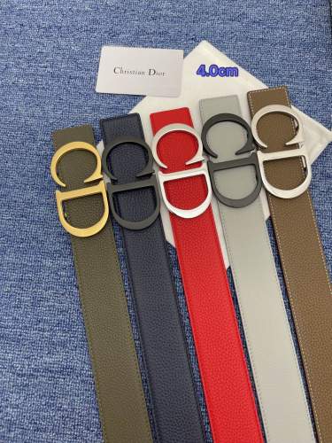 Dior Classic Lychee Pattern Embossed Belt 40MM