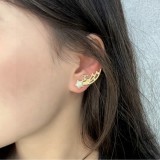 Chanel New Pearl Meteor Letter Double C Earrings