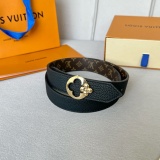 Louis Vuitton Classic Women's Casual Double sided Belt 30MM