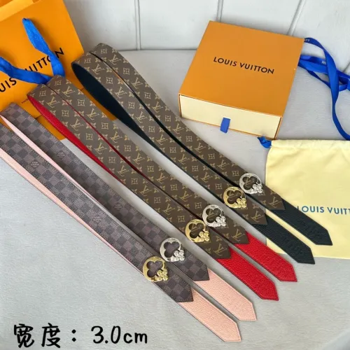 Louis Vuitton Classic Women's Casual Double sided Belt 30MM