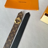 Louis Vuitton Classic Women's Casual Double sided Belt 30MM