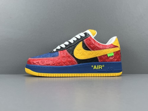 Louis Vuitton x NiKe Air Force 1 Low Low Casual Board Shoes Men Sneakers