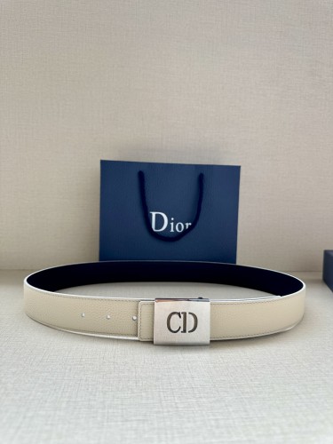 Dior New Classic Double Sided Leather Belt 35MM