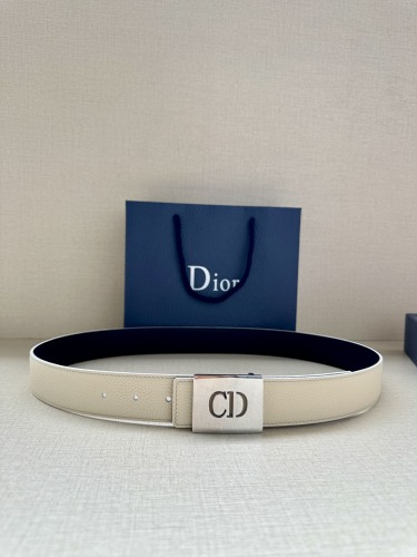 Dior New Classic Double Sided Leather Belt 35MM