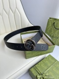 Gucci Classic Double G Embossed Leather Belt 40MM