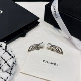 Chanel New Pearl Meteor Letter Double C Earrings
