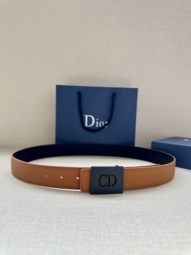 Dior New Classic Double Sided Leather Belt 35MM