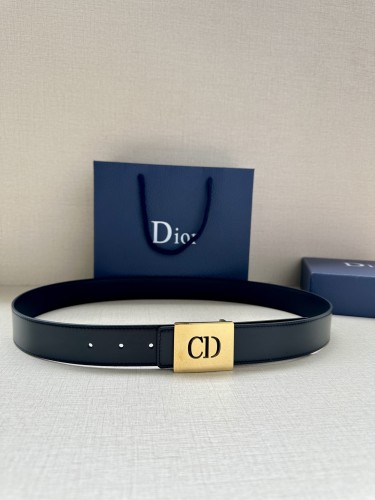 Dior New Classic Double Sided Leather Belt 35MM