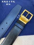 Prada Classic Men's Casual Double Sided Belt 34MM