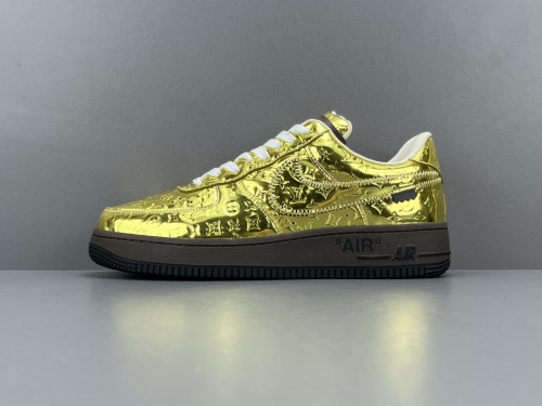 Louis Vuitton x NiKe Air Force 1 Low Low Casual Board Shoes Men Sneakers