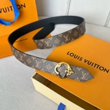 Louis Vuitton Classic Women's Casual Double sided Belt 30MM