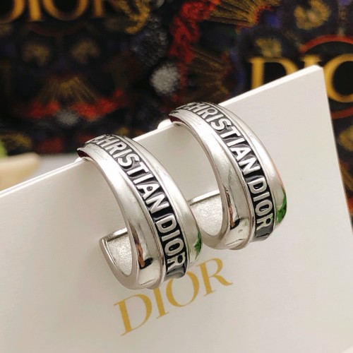 Dior New Classic Vintage Letter Earrings