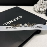 Chanel New Pearl Meteor Letter Double C Earrings