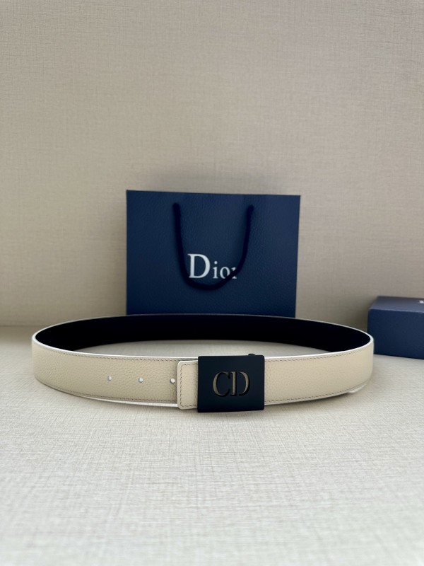 Dior New Classic Double Sided Leather Belt 35MM