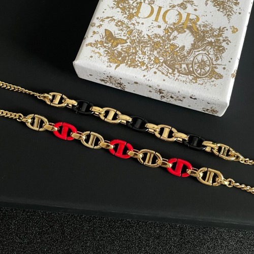Dior New Fashion CD Enamel Necklace