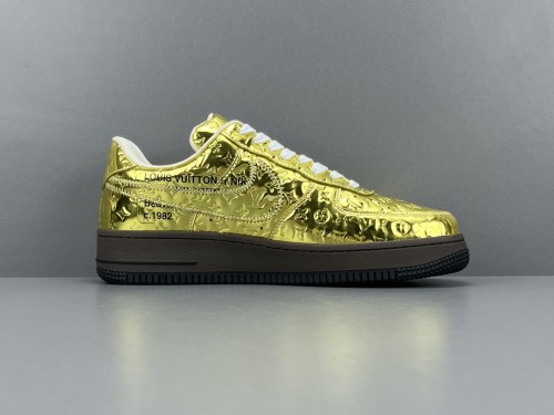 Louis Vuitton x NiKe Air Force 1 Low Low Casual Board Shoes Men Sneakers