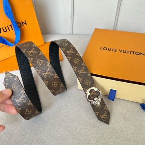 Louis Vuitton Classic Women's Casual Double sided Belt 30MM