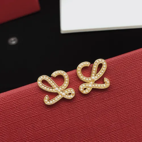 Loewe Classic Logo Letter Pearl Earstuds
