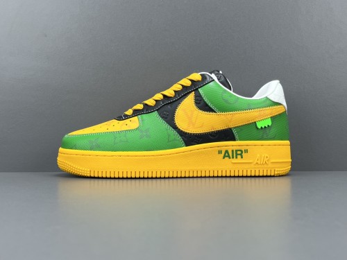 Louis Vuitton x NiKe Air Force 1 Low Low Casual Board Shoes Men Sneakers