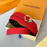 Louis Vuitton Classic Women's Casual Double sided Belt 30MM